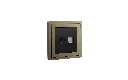 Xelent TV and ethernet antique bronze left side view EU.webp