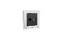 Xelent TV and ethernet ivory white left side view EU.webp