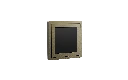 Xelent blank panel antique bronze left side view EU.webp