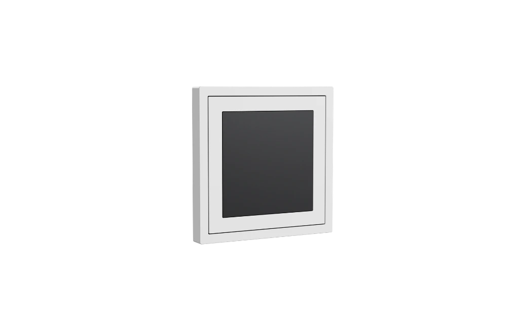 Xelent blank panel ivory white left side view EU.webp