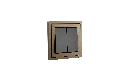 Xelent 2 rocker switch brass left side view EU.webp