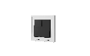 Xelent 2 rocker switch ivory white right side view EU.webp
