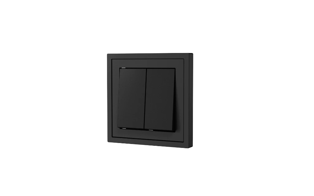 Xelent 2 rocker switch brass right side view EU.webp