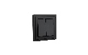 Xelent 2 rocker switch brass left side view EU.webp