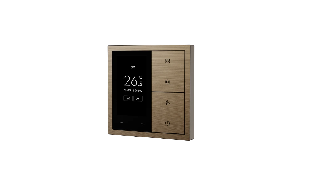 Xelent thermostate EU brass right side view.webp