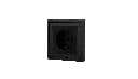 Xelent EU socket black right side view EU.webp