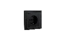 Xelent EU socket black left side view EU.webp