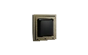 Xelent waterproof socket antique bronze left side view EU.webp