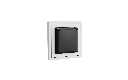 Xelent waterproof socket left side ivory white EU.webp