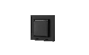Xelent waterproof socket right side charcoal grey EU.webp