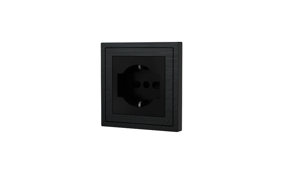 Xelent Italian socket black right side view EU.webp