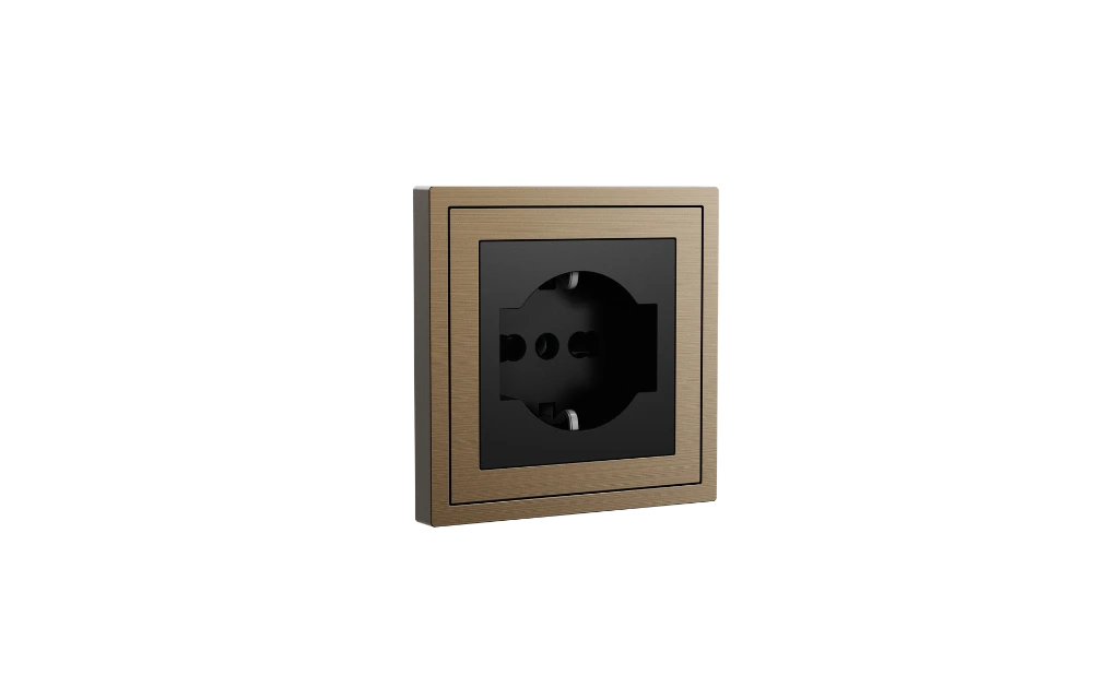 Xelent Italian socket brass left side view EU.webp
