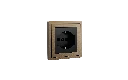 Xelent Italian socket brass left side view EU.webp