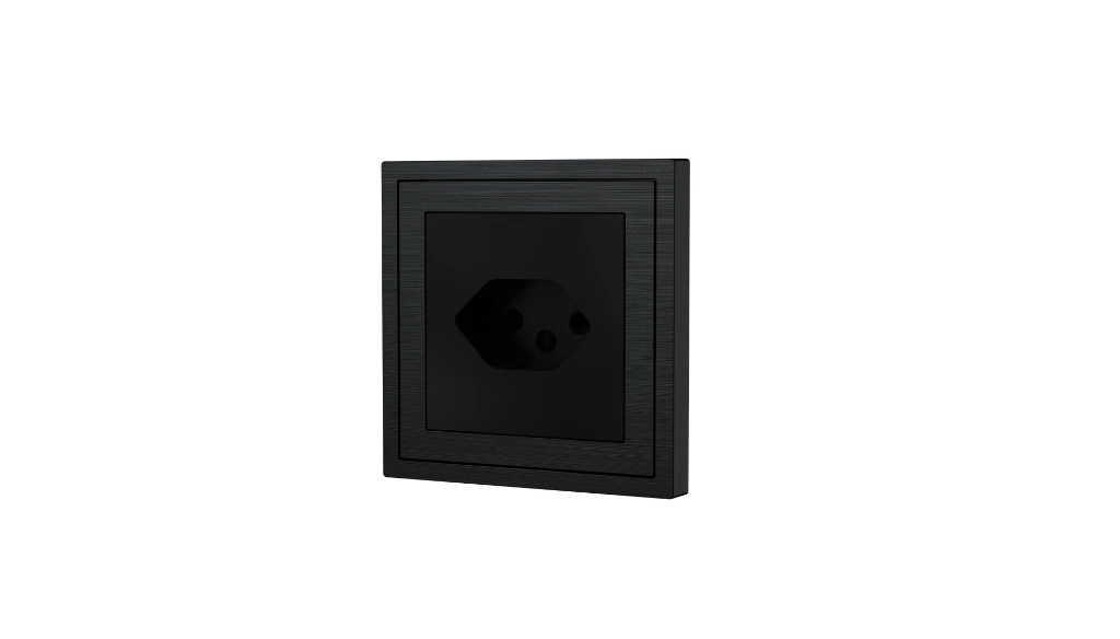 Xelent Swiss socket black rigth side view EU.webp