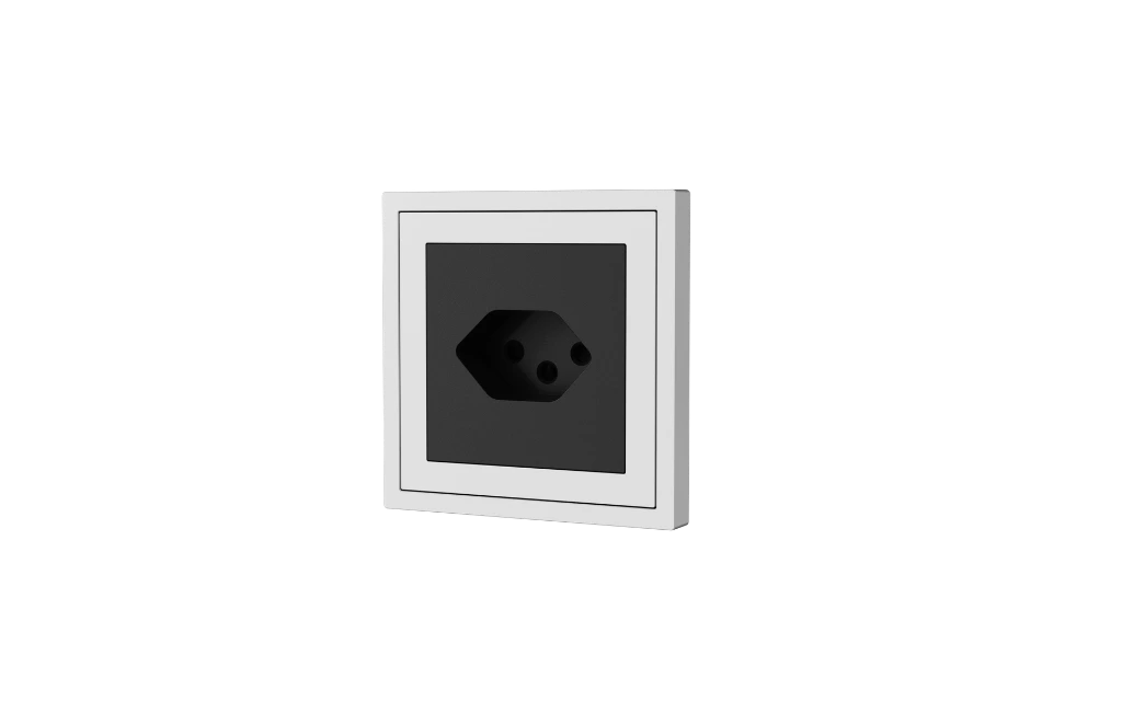 Xelent Swiss socket ivory white right side view EU.webp