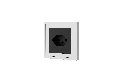 Xelent Swiss socket ivory white right side view EU.webp