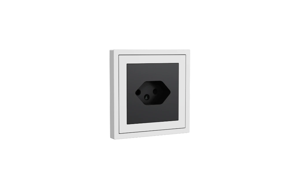 Xelent Swiss socket ivory white left side view EU.webp