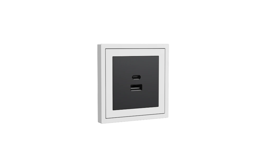 Xelent USB Type-C ivory white left side view EU.webp