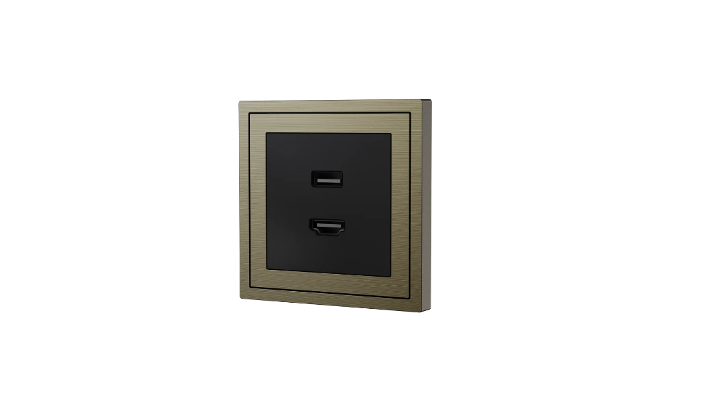 Xelent HDMI USB antique bronze right side view EU.webp