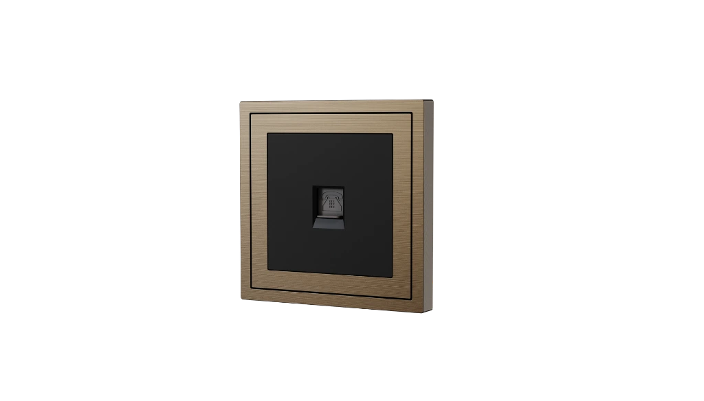 Xelent 1 port phone brass right side view EU.webp