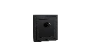 Xelent 1 port coax TV black left side view EU.webp