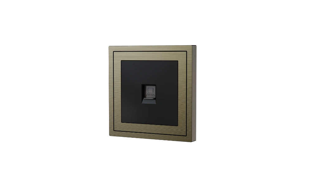 Xelent 1 port ethernet antique bronze right side view EU.webp