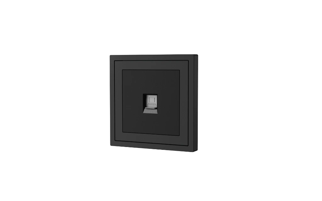 Xelent 1 port ethernet charcoal grey right side view EU.webp