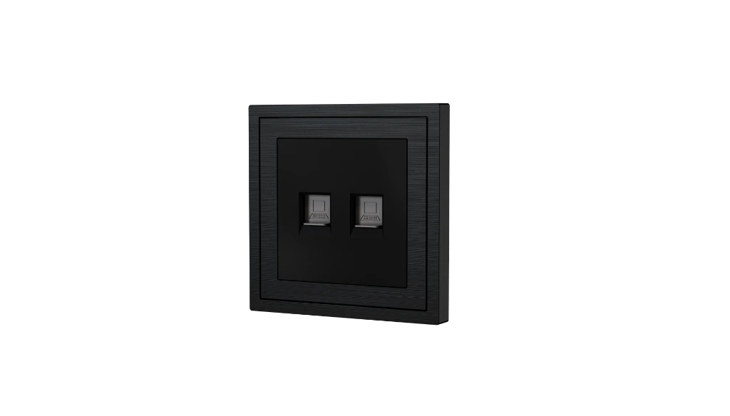 Xelent 2 ports ethernet black right side view EU.webp