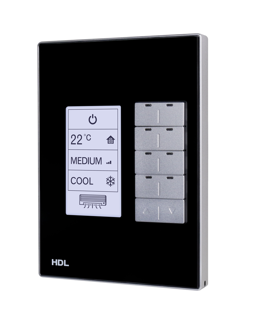 [M/DLP04.1-A2-US-B] Modern Series DLP Smart Panel US (Black)