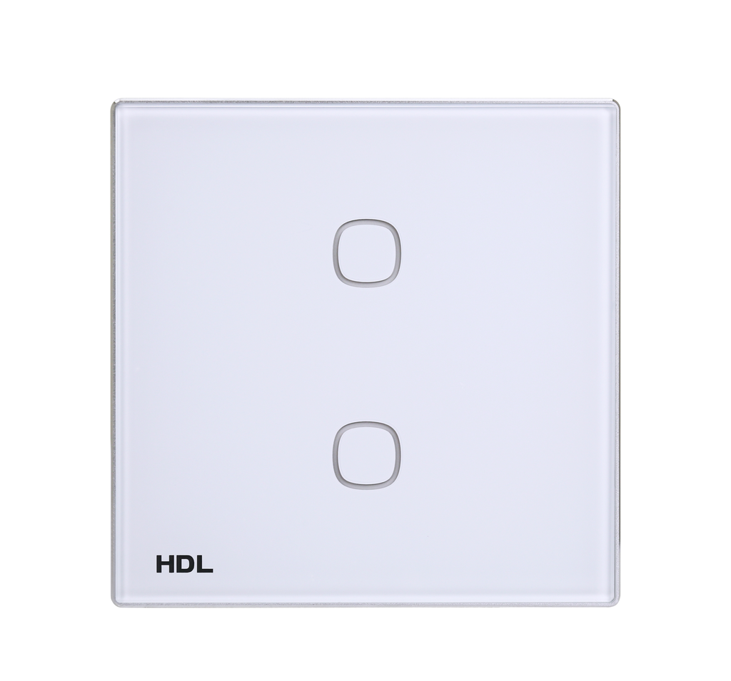 [308010964] Painel Tátil iTouch Série – 2 Botões (UE) (White)