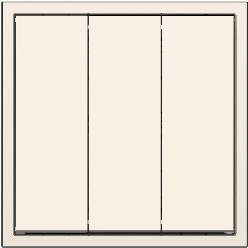 Interruptor Rocker de 3 Botões da Série Tile v. 2.1