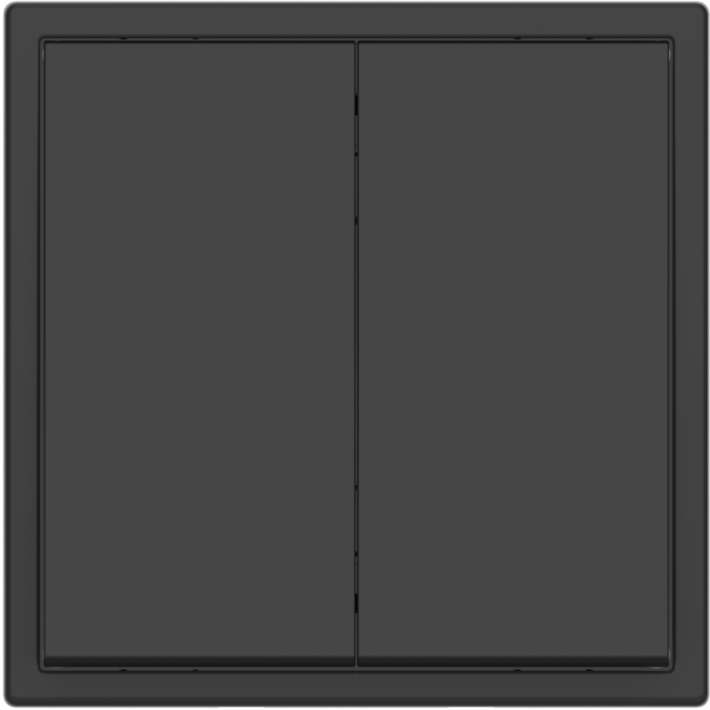 [MPMT-2M-NP.18-AG] Tile Series 2 Button Momentary Switch v. 2.1 (Ash Gray)