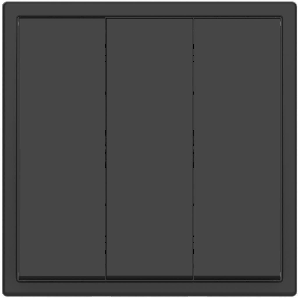 [MPMT-3M-NP.18-AG] Tile Series 3 Button Momentary Switch v. 2.1 (Ash Gray)