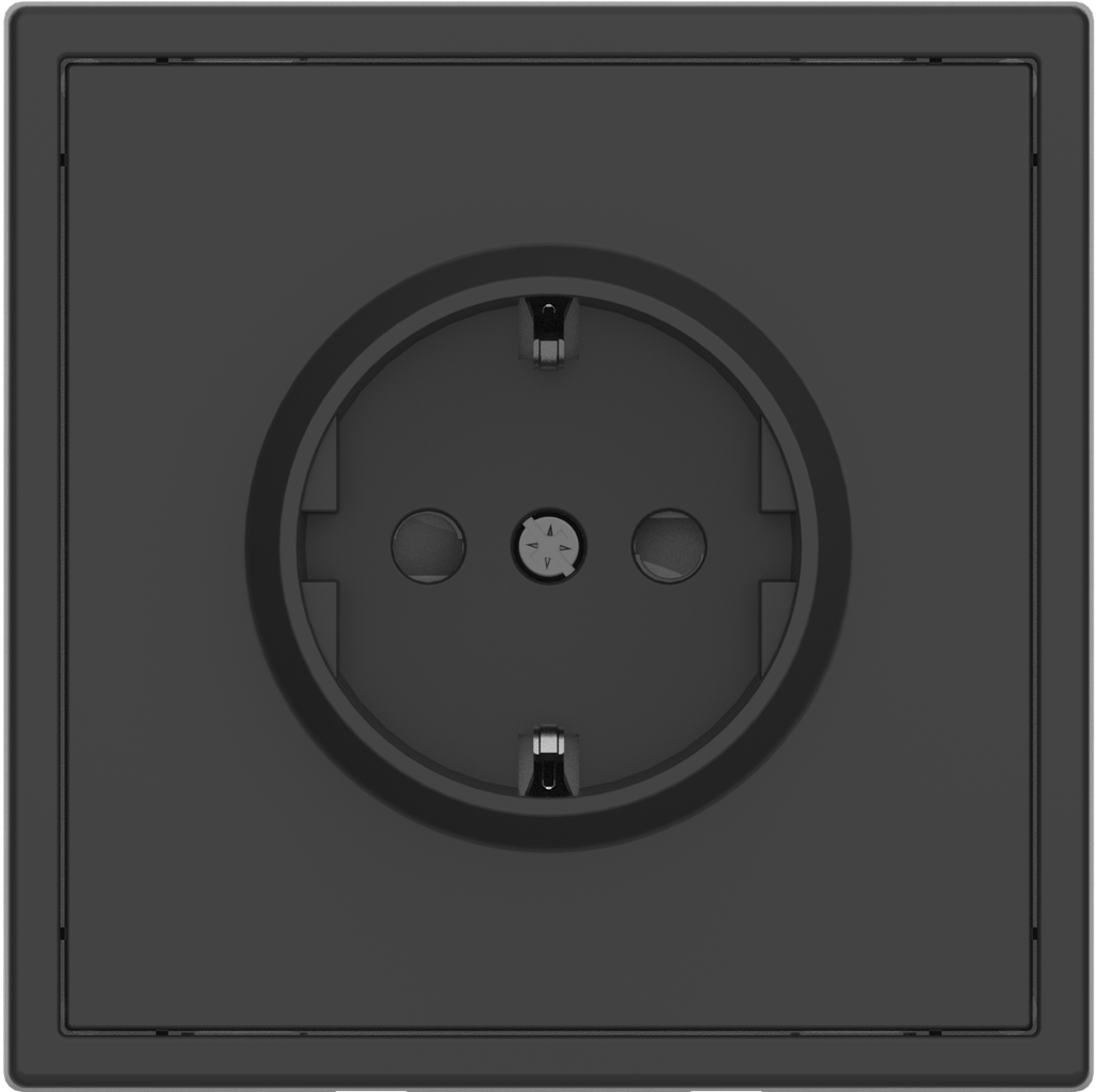 [MPST-G16-NP.18-AG] Tomada europeia Tile Series v. 2.1 (Ash Gray)