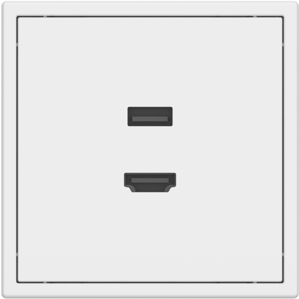 Розетка HDMI и USB Tile Series v. 2.1