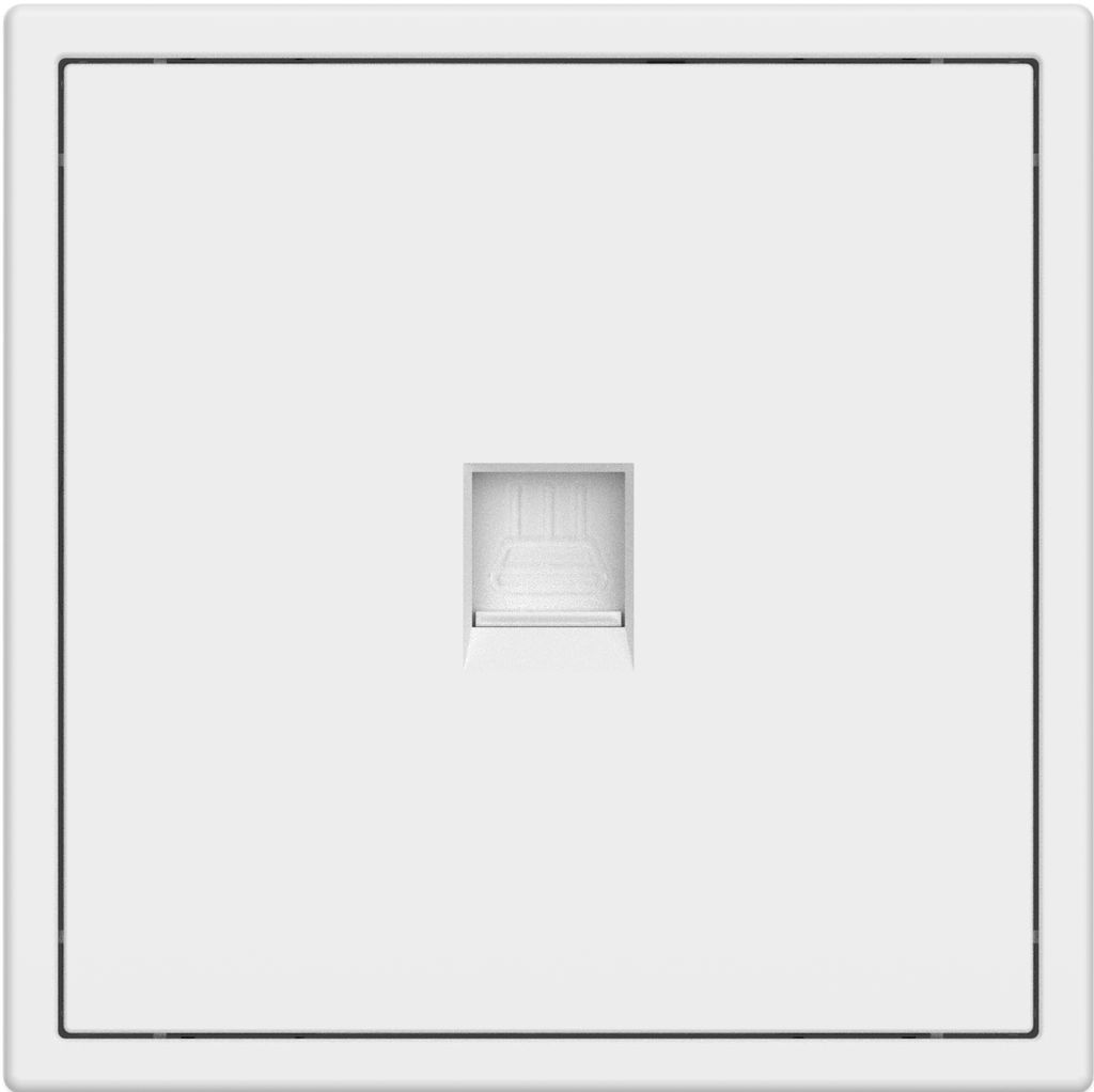 Tomada de parede Ethernet com 1 porta Tile Series v. 2.1