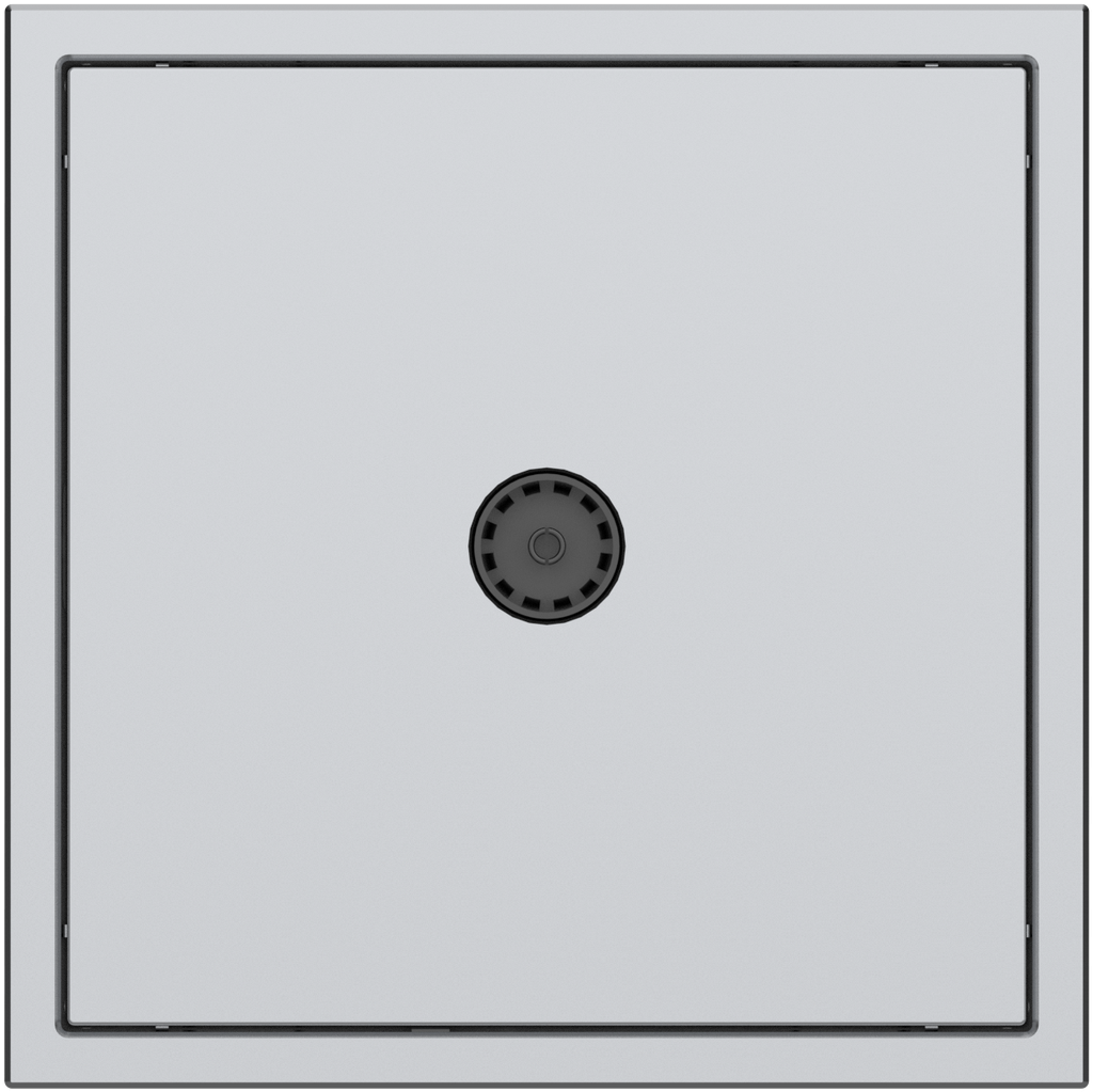 [MPVT-1C-NP.18-SG] Tomada de parede para TV por cabo com 1 porta Tile Series v. 2.1 (Cinza Espacial)