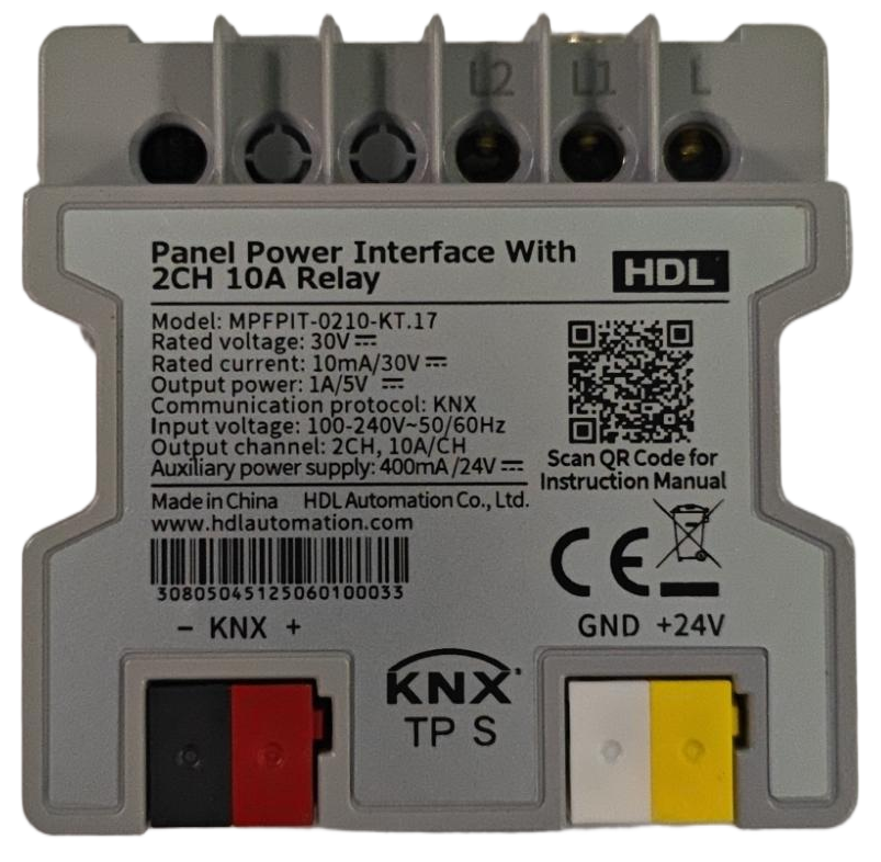 Panel Power Interface With 2CH 10A Relay