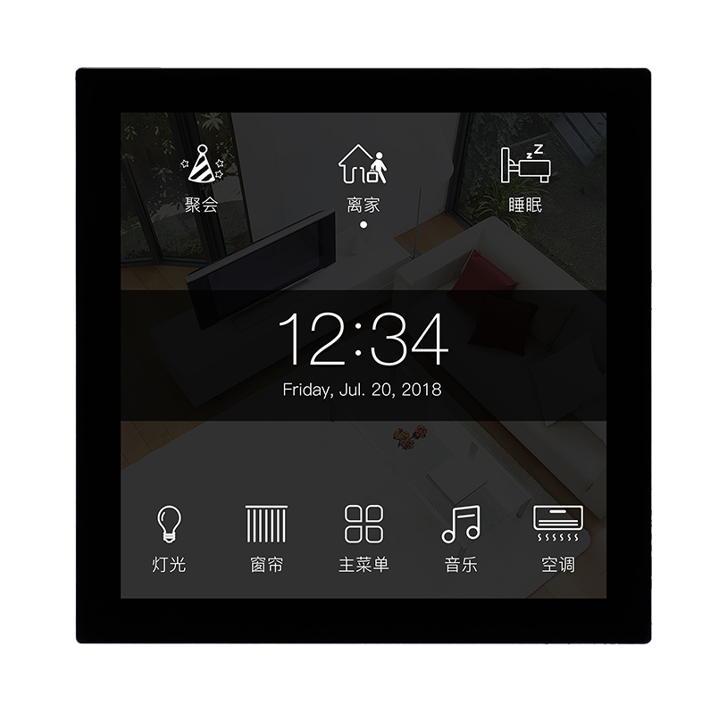 [M/PTL4.1-BG] Painel de exibição Granite EU (Vidro Preto)