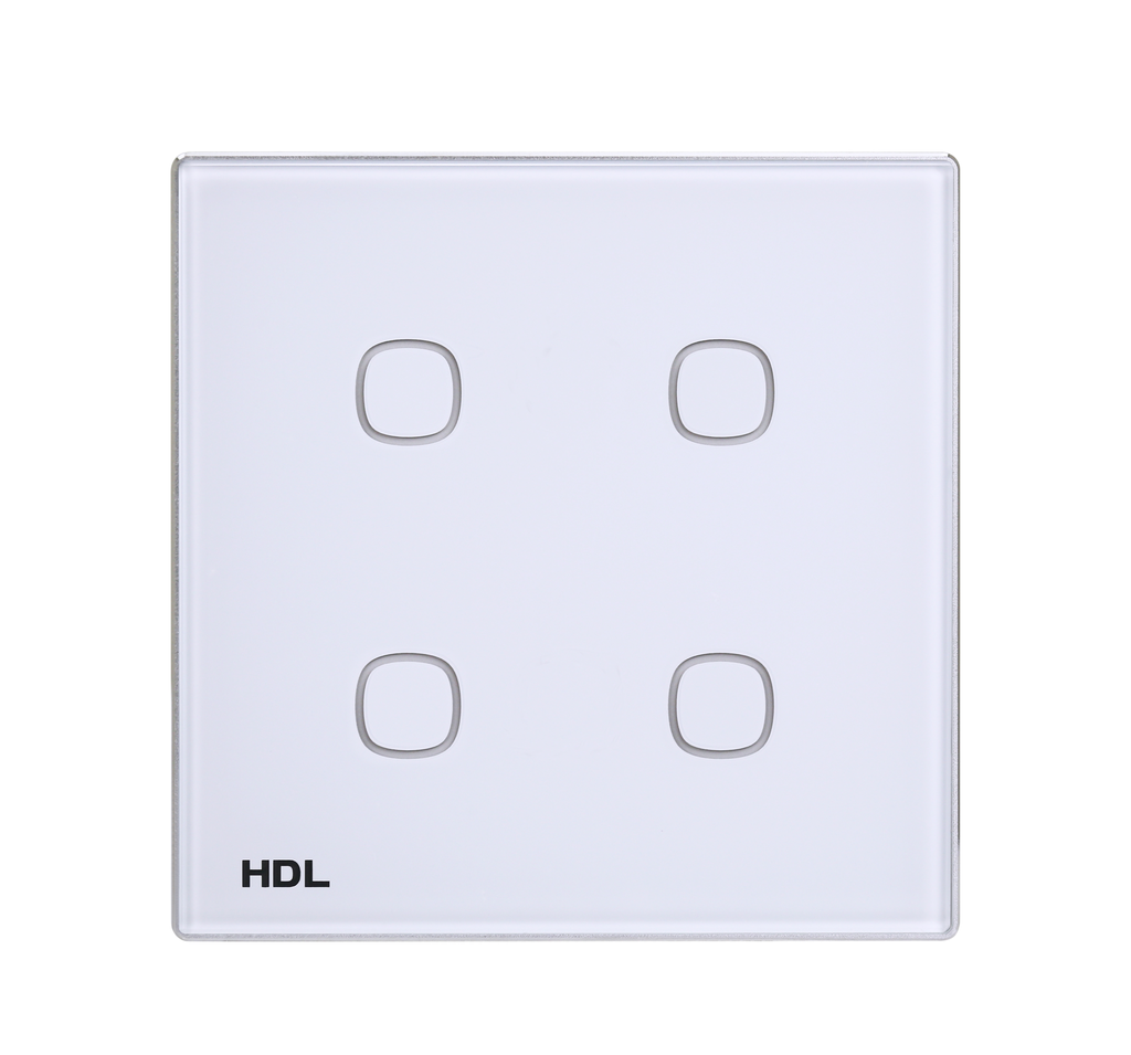 [308010096] Painel Tátil iTouch Série – 4 Botões (UE) (White)