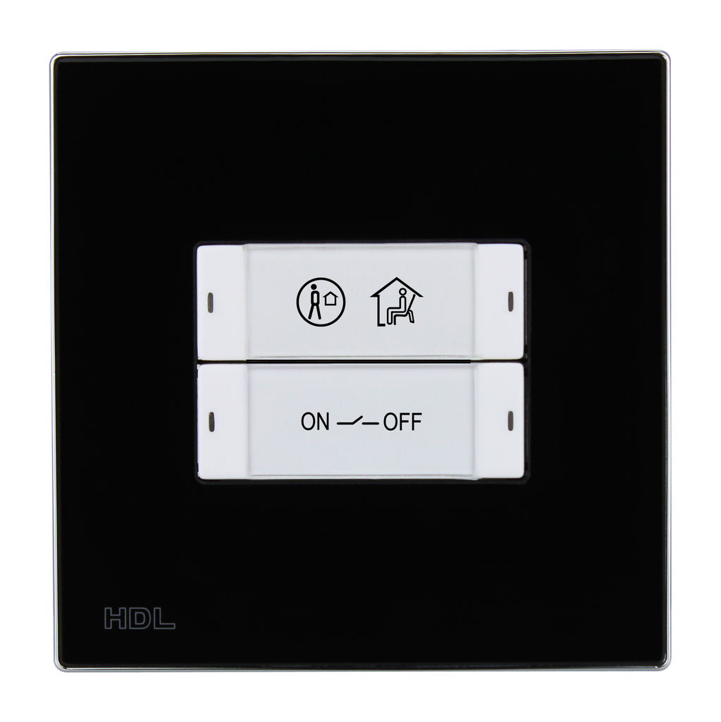 [M/P02.2-A2-EU-B] iFlex Series 2 Buttons Smart Panel EU (Black)