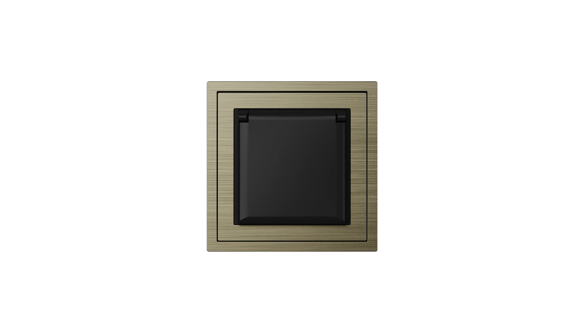 Xelent Series Waterproof EU Socket (Brushed Aluminum) - EU Standard